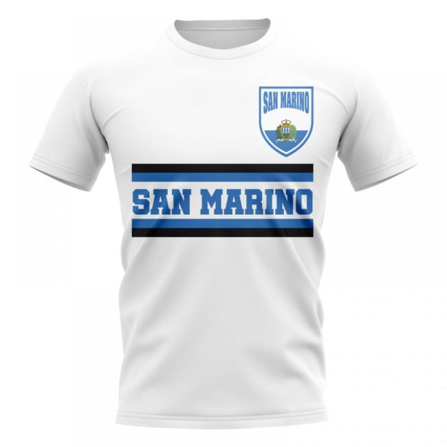 San Marino Core Football Country T-Shirt (White) Worldcup