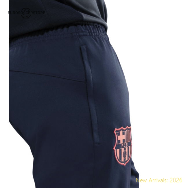 Authentic 2025-2026 Barcelona Strike Training Tracksuit (Crimson Tint)