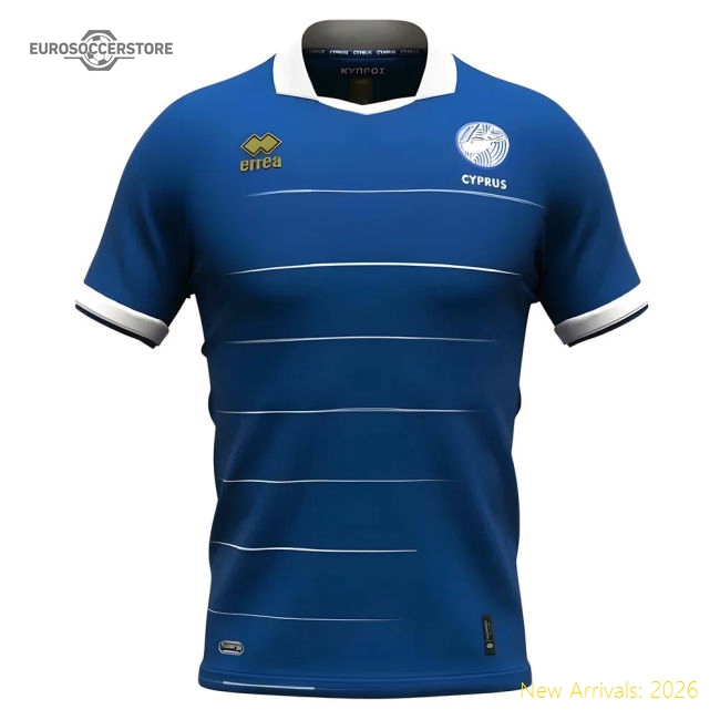 Cyprus 2024 Home Jersey Shirt Football Fan Apparel