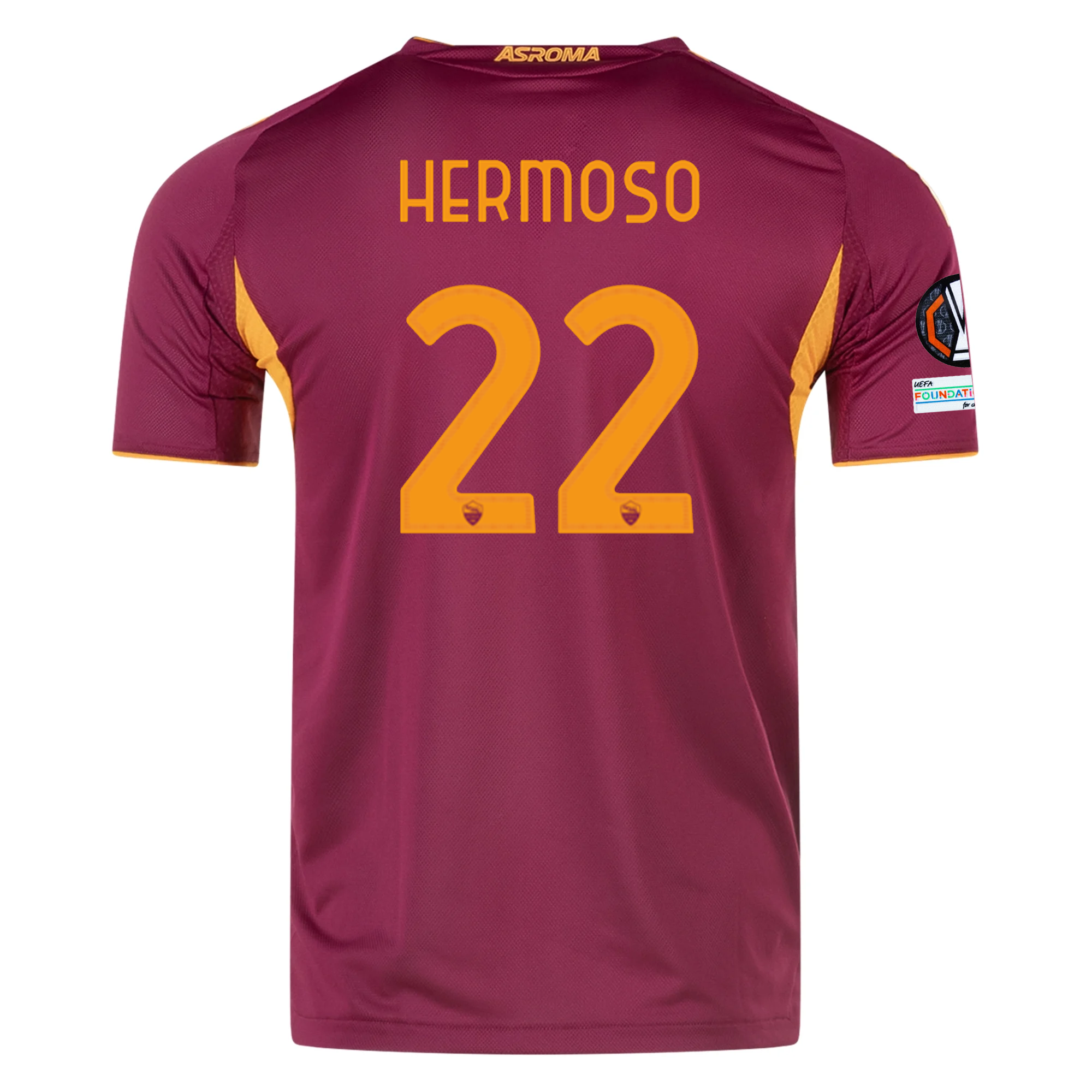 AS Roma Hermoso 2025-2026 UEL Home Jersey – Authentic Shirt