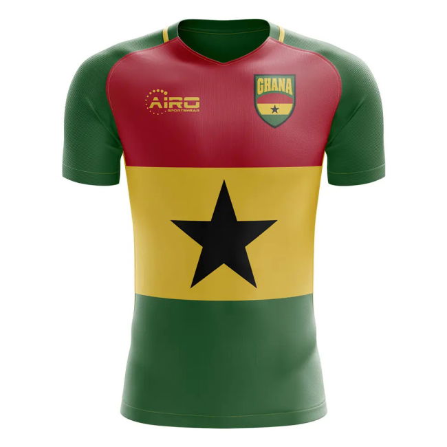 Ghana 2025-2026 Flag Shirt - (Men