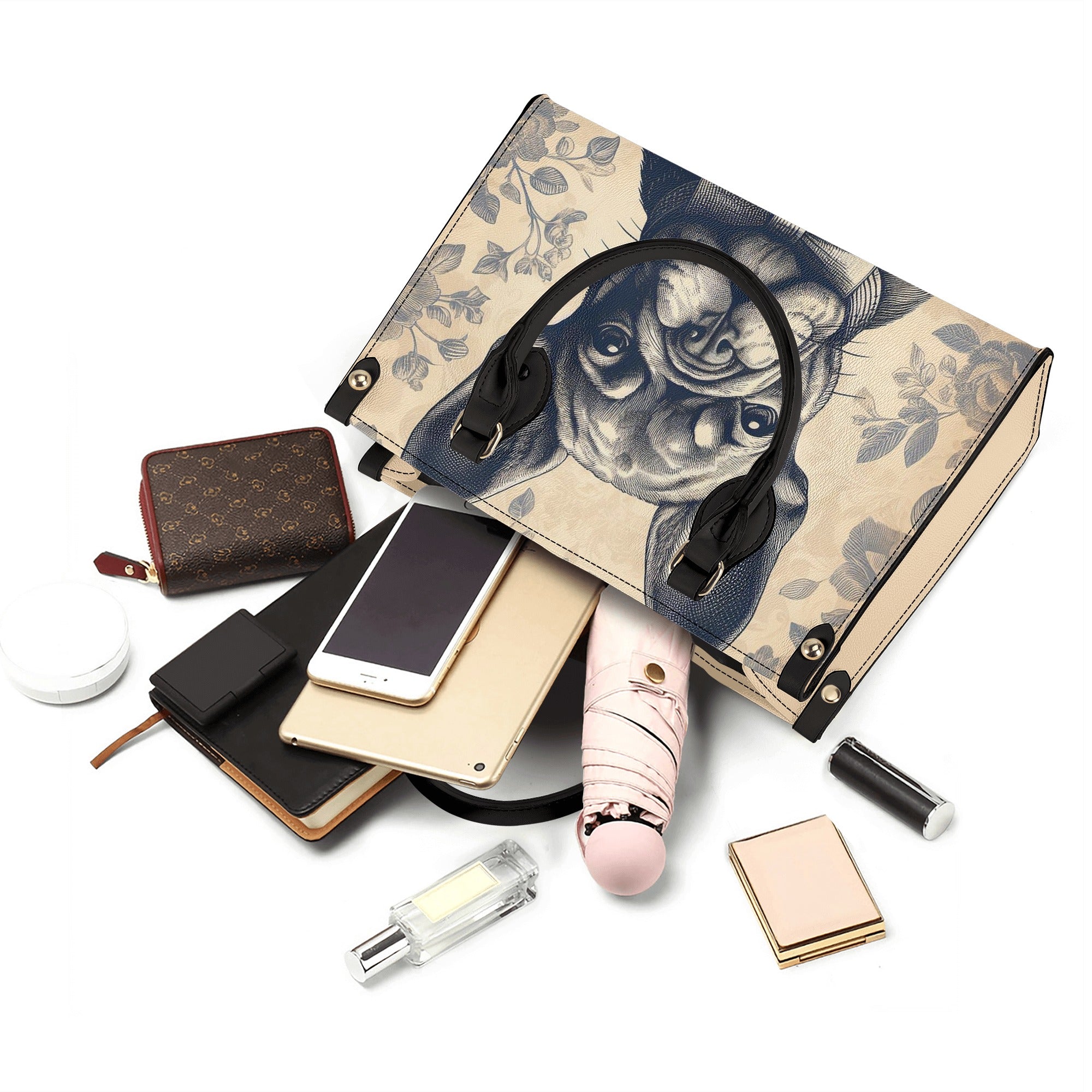 French Bulldog Lover Piper Luxury Women Handbag Cute Frenchie Fan Gear