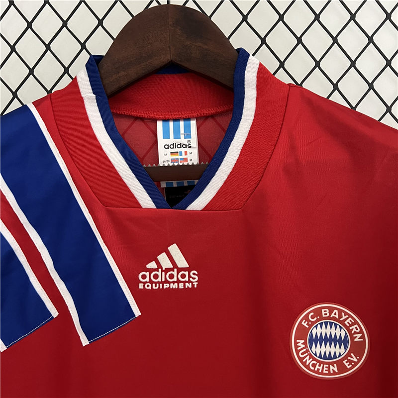 Official Official Quick Dry Bayern Munich 9395 Retro Home Shirt