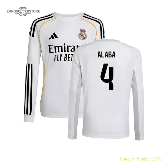Gentle Football Team Kids Alaba Jersey 2025-2026 Soft-touch