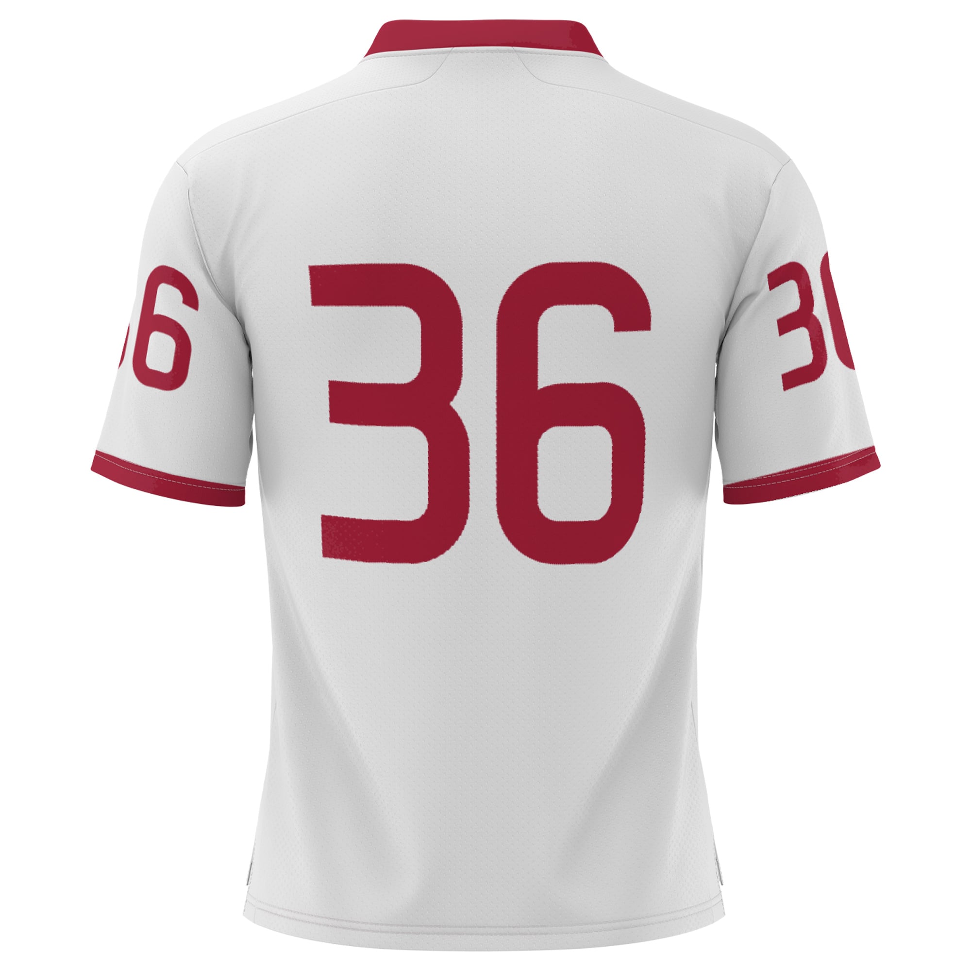 Men's #36 White Harvard Crimson Football Jersey