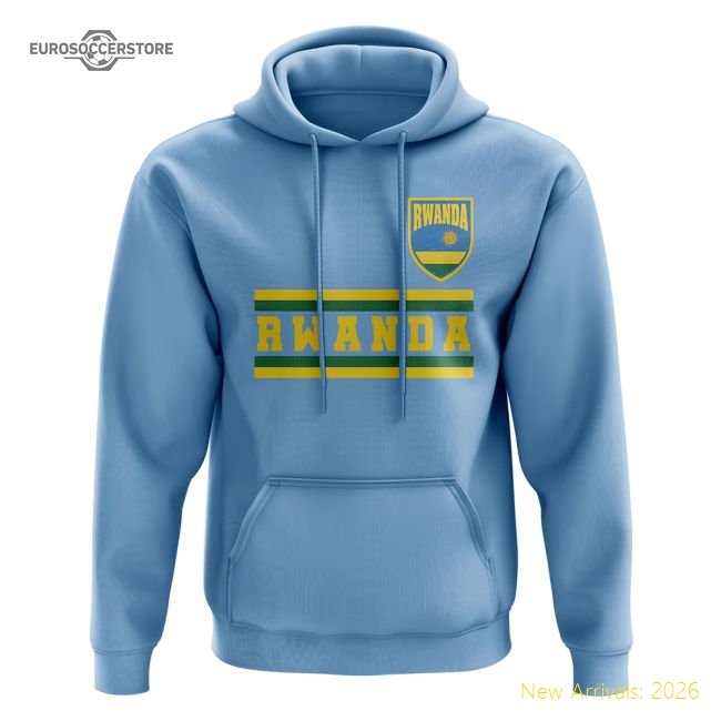 Luxury Rwanda Core Football Country Hoody (sky) - Unbeatable Value