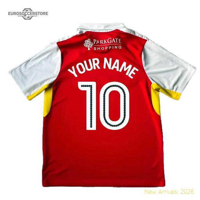Authentic Rotherham 2016-17 Home Shirt ((good) Xl) (your Name)