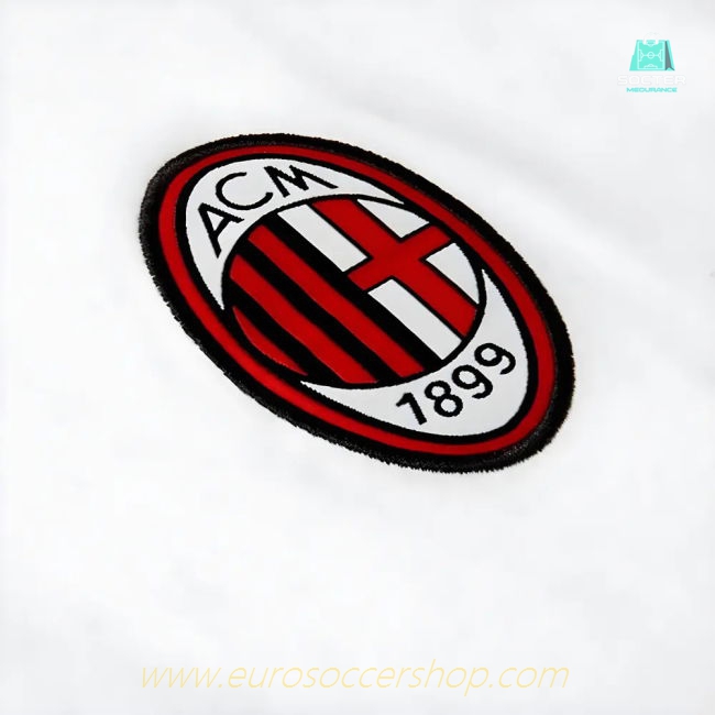 2017-2018 AC Milan Adidas Training Tee (White) - Kids