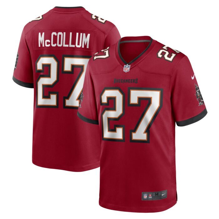 Men's Tampa Bay Buccaneers Zyon McCollum Nike Red Game Pla...