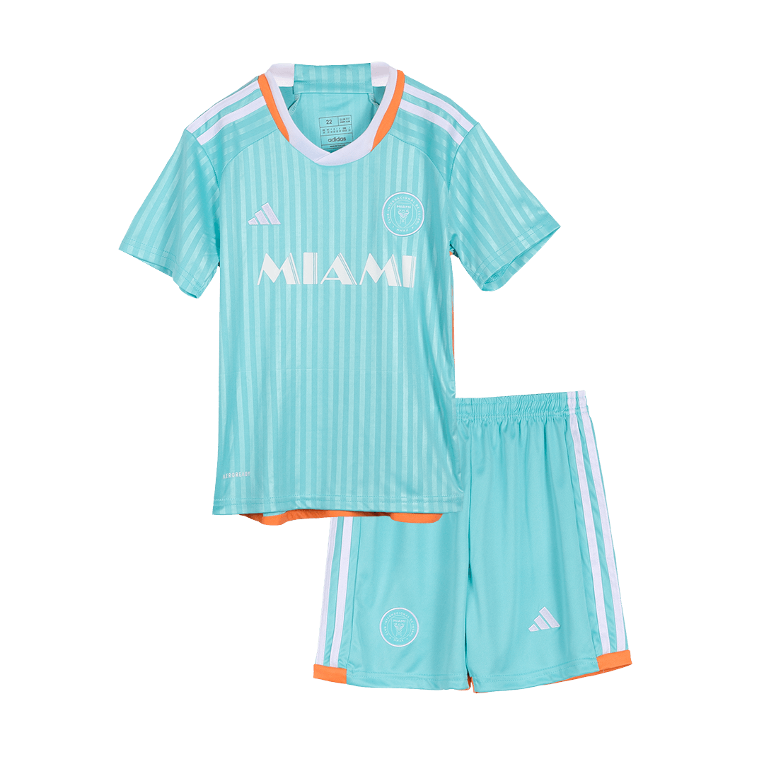Kid's Inter Miami CF Third Away Soccer Jersey Kit(Jersey+Shorts) 2024A