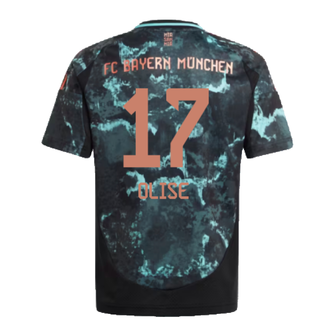 2024-2025 Bayern Away Comfortable Shirt - Kids (Olise 17)