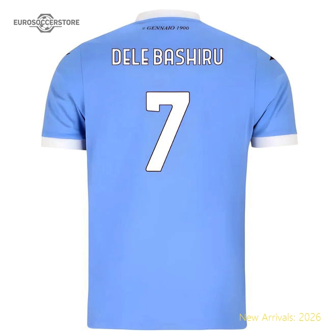 Premium-grade 2025-2026 Ss Lazio Home Shirt (dele Bashiru 7)