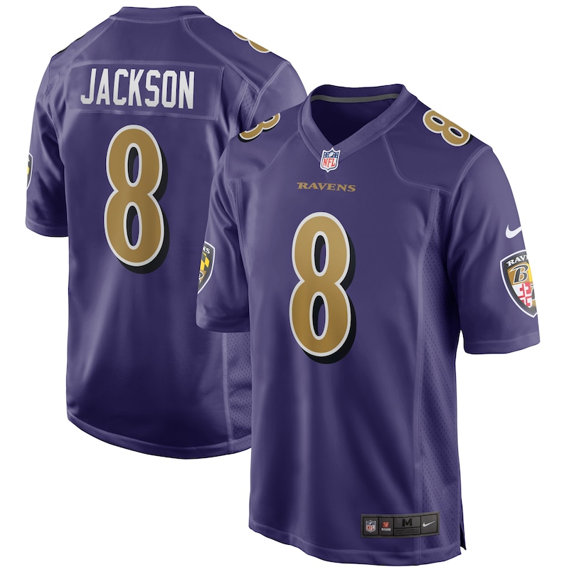 None Lamar Jackson BAL Ravens Vintage Professional Jersey for NFL Fans