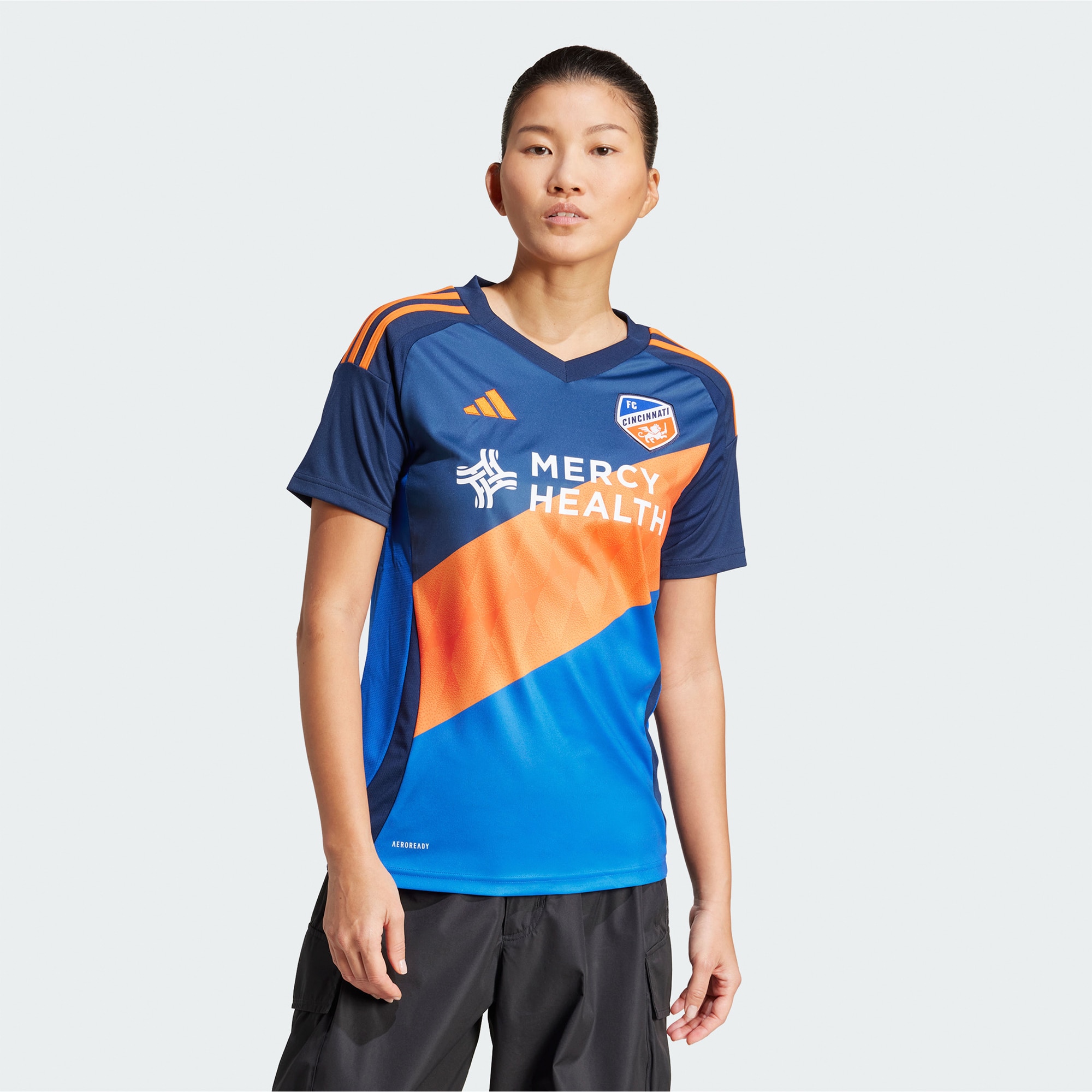 [SJH] FC Cincinnati Women's 2025 Orange and Blue Legacy Kit Replica Jersey - Blue