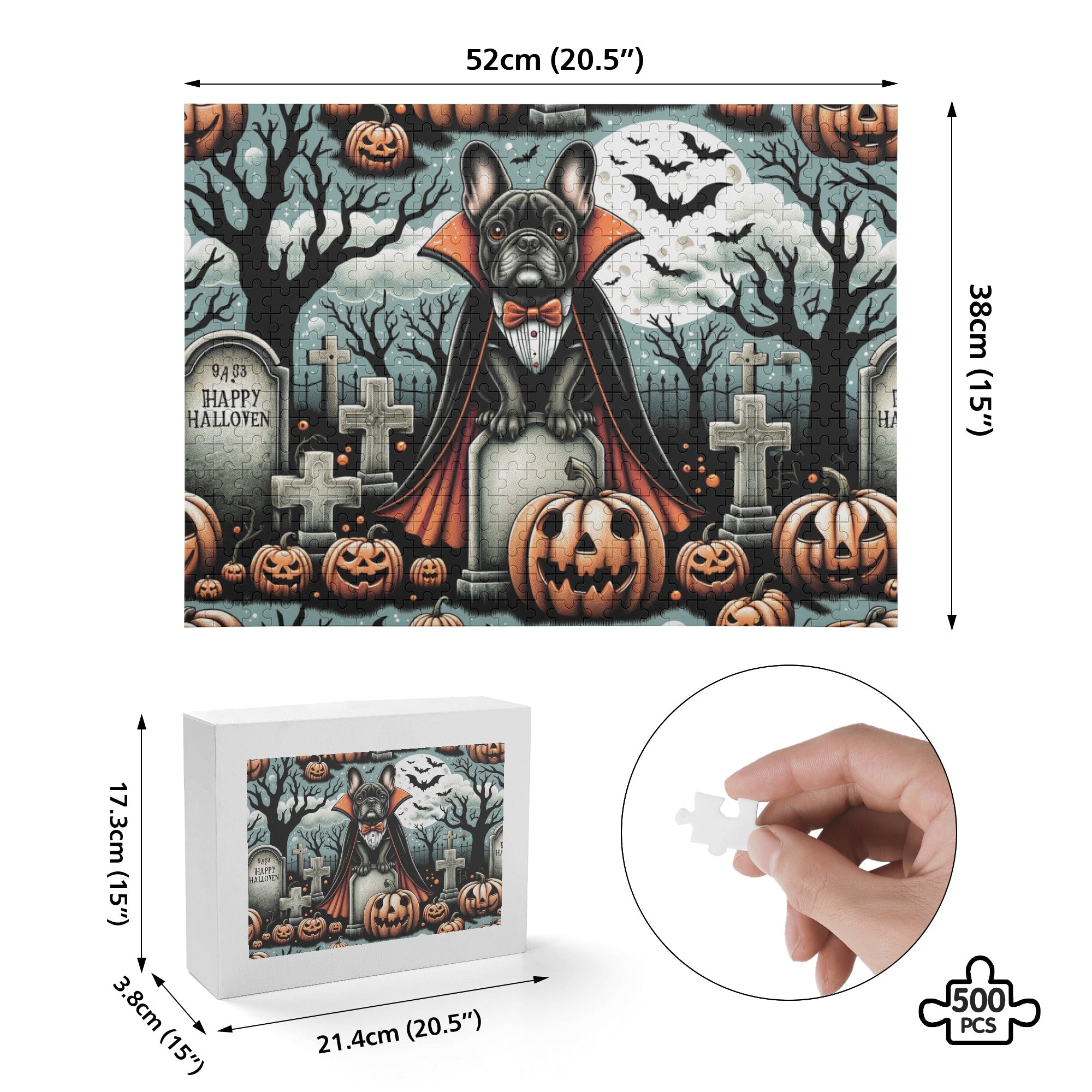 Everyday Harry - 500-piece Wooden Puzzle for Casual Outings Stylish