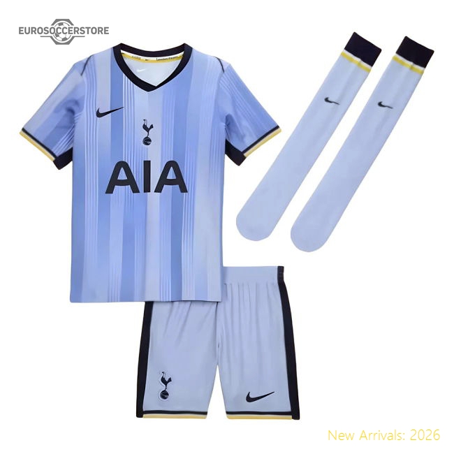 Authentic 2024-2025 Tottenham Hotspur Away Mini Kit - Premium Quality