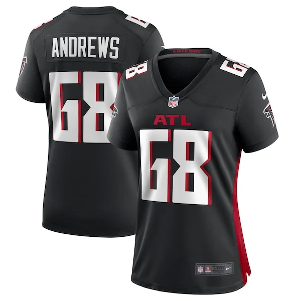 None Josh Andrews Game Jersey - Black | NFL Player Jersey | NFL Footba