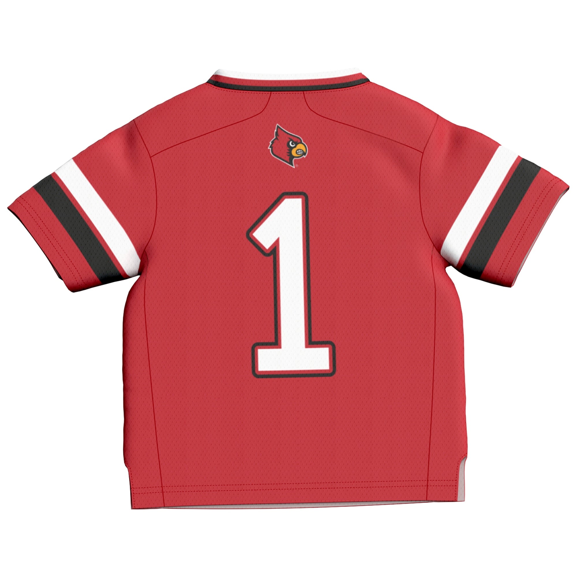 Infant Red Louisville Cardinals #1 Football Fashion Jersey