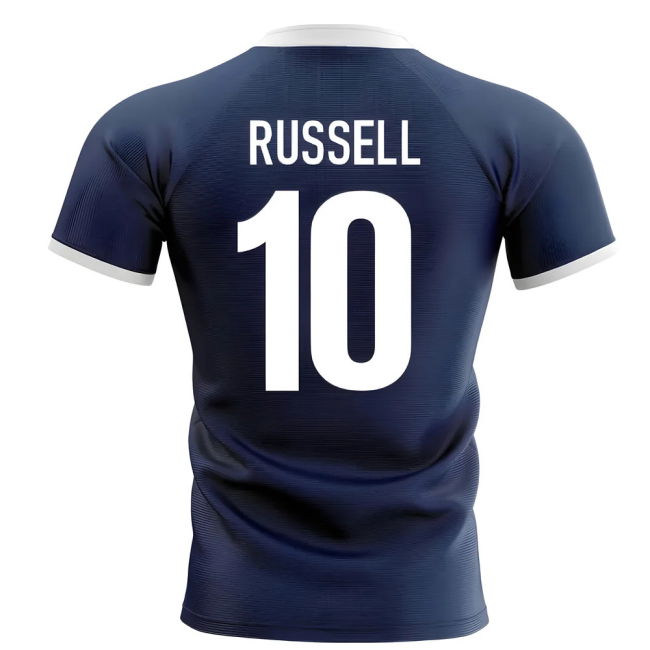 Authentic 2025-2026 Scotland Flag Concept Rugby Shirt (Russell 10)