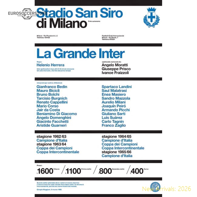 Pennarello La Grande Inter 1965 - White - Official Design