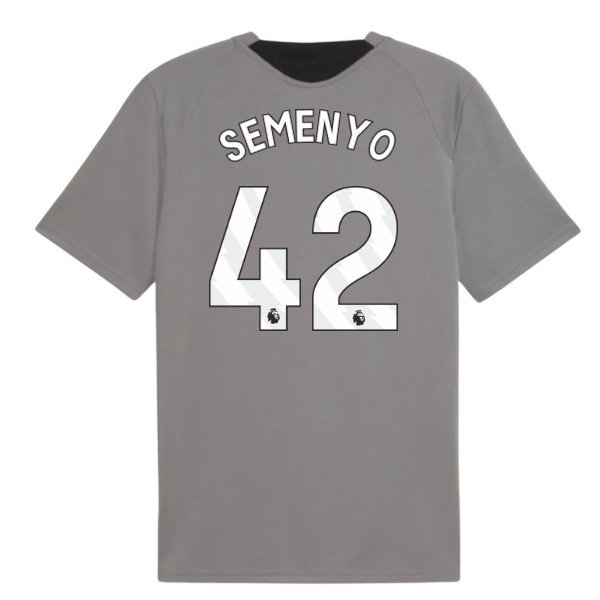 [HP] 2026-2027 Man City Training Jersey (Cast Iron) (Semenyo 42)