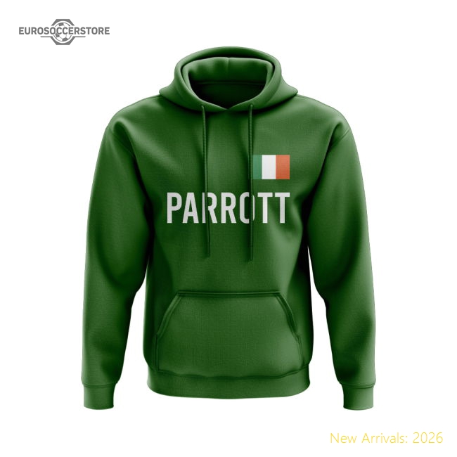 Troy Parrott Ireland Name Hoody (Green)