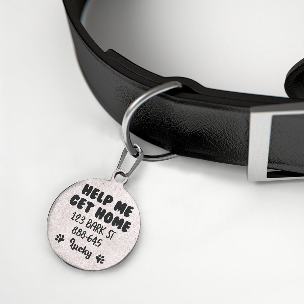 Help Me - Custom Double-Sided French Bulldog Tag