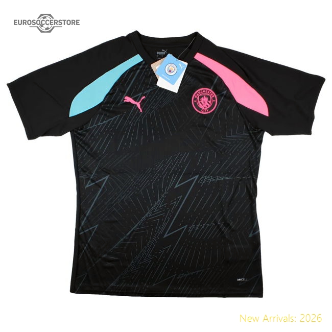 Official 2023-2024 Man City Pre-match Jersey (dark Navy) (gvardiol