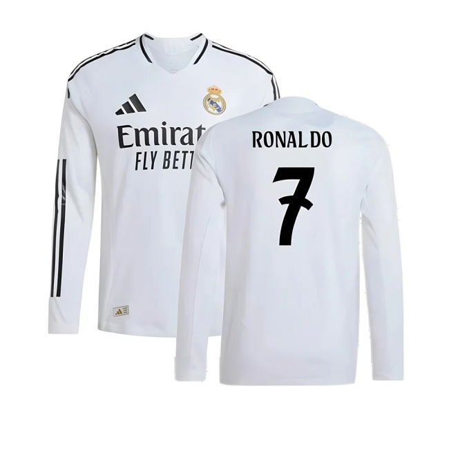 2024-2025 Camiseta Real Madrid Local Hombres - Auténtica - Ronaldo 7