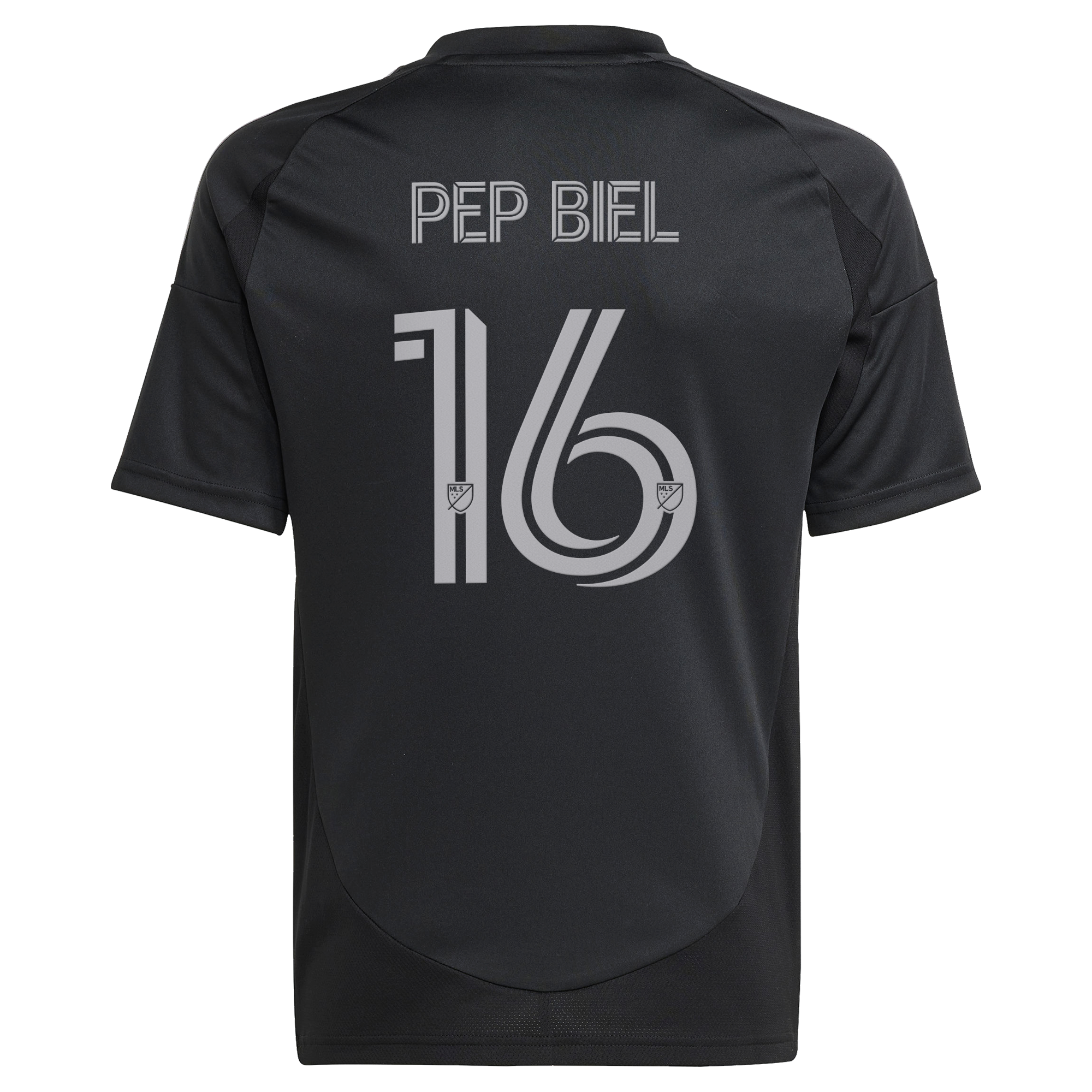 [LK] Pep Biel Charlotte FC Youth 2025 Fortress Kit Replica Jersey - Black