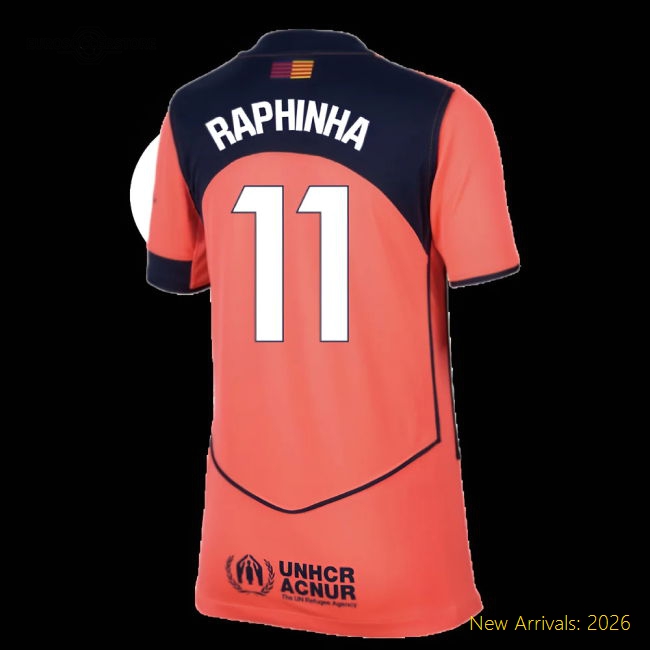 Barcelona 2024-25 Third Fan Version For Kids (Raphinha Football Shirt
