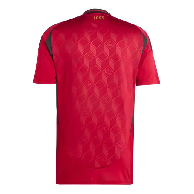 Authentic 2024-2025 Belgium Home Euro Football Cup Official