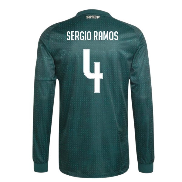 [DDJ] 2026 2027 Real Madrid Long Sleeve Shirt Ramos Away Authentic Uniform (Sergio 4)
