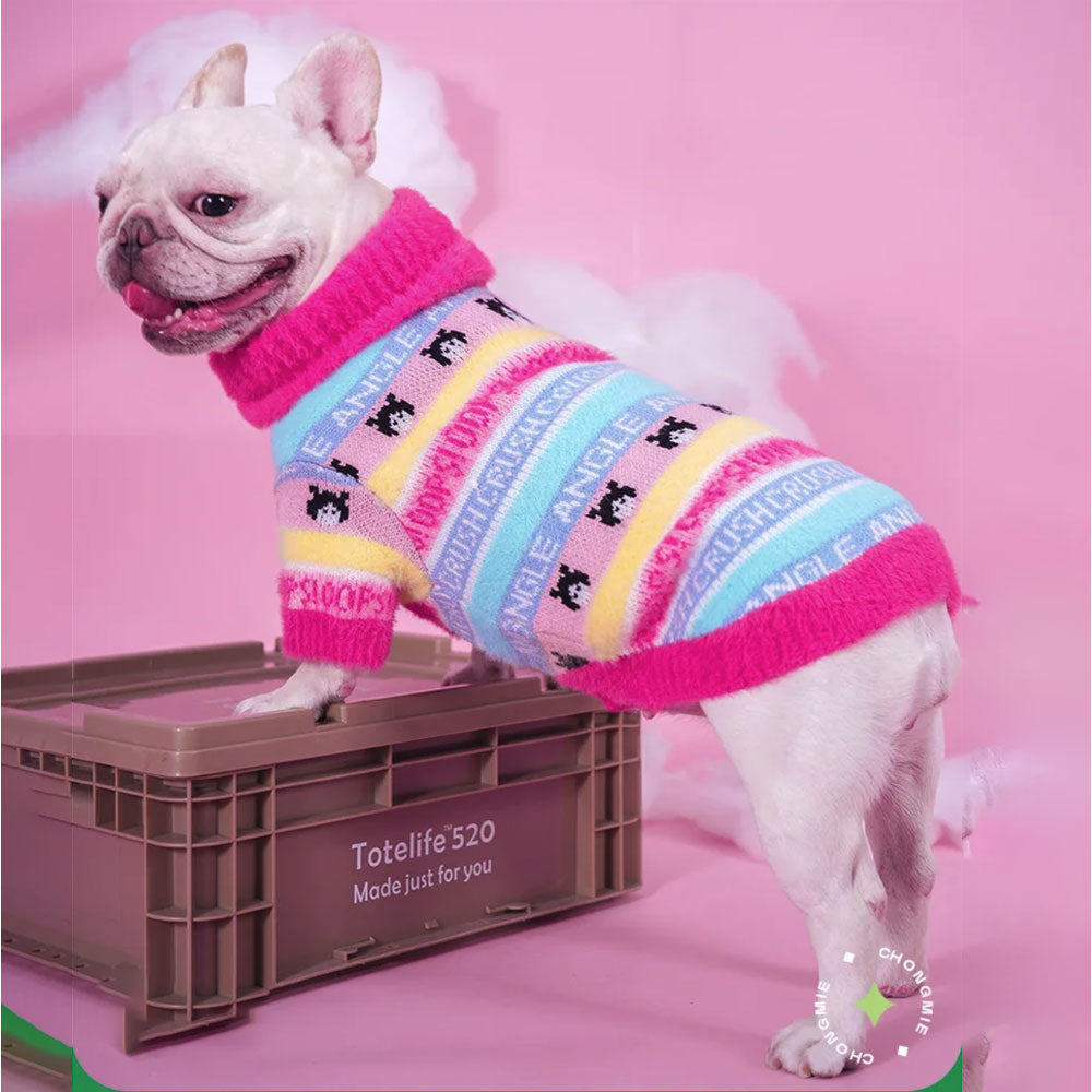 CozyPaw Frenchie Winter Sweater