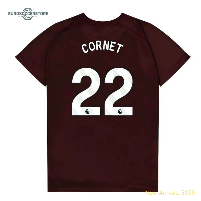 Hypoallergenic Kids West Ham Cornet Jersey 2025-2026 Moisture-wicking