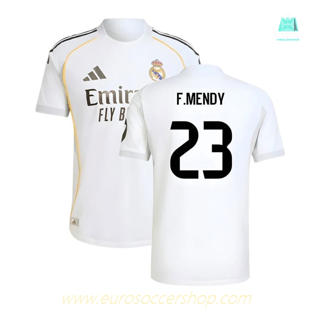 2025-2026 Real Madrid Authentic Home Shirt (F.Mendy 23)