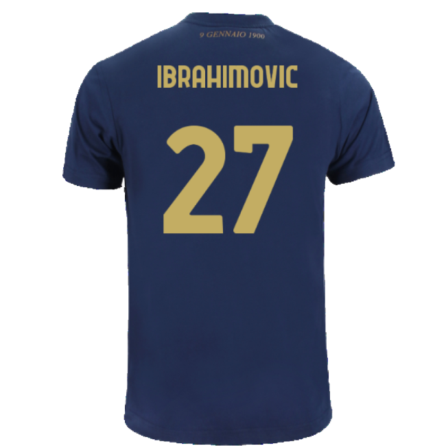Elite Performance Lazio Th Anniversary Cotton Tee Navy Ibrahimovic ...