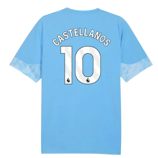 2025-2026 Man City Training Jersey (Light Blue) (Castellanos 10)