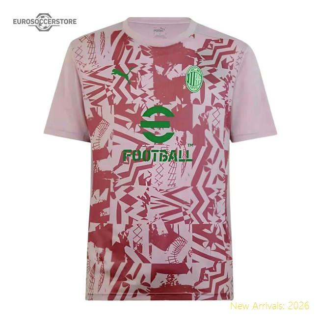 2024-2025 Ac Milan Pre-match Shirt (grape) (pulisic 11)