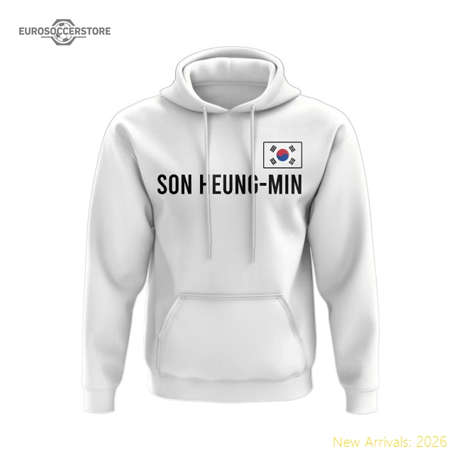 Son Heung Min South Korea Name Hoody (white) - Premium Collection