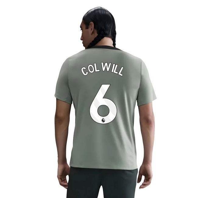 Chelsea Chelsea Strike Training Shirt Jade Green Colwill #6 Pro Se...