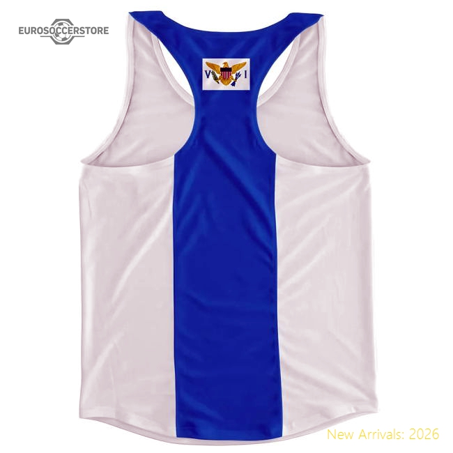 Us Virgin Islands Flag Running Vest - Official Design