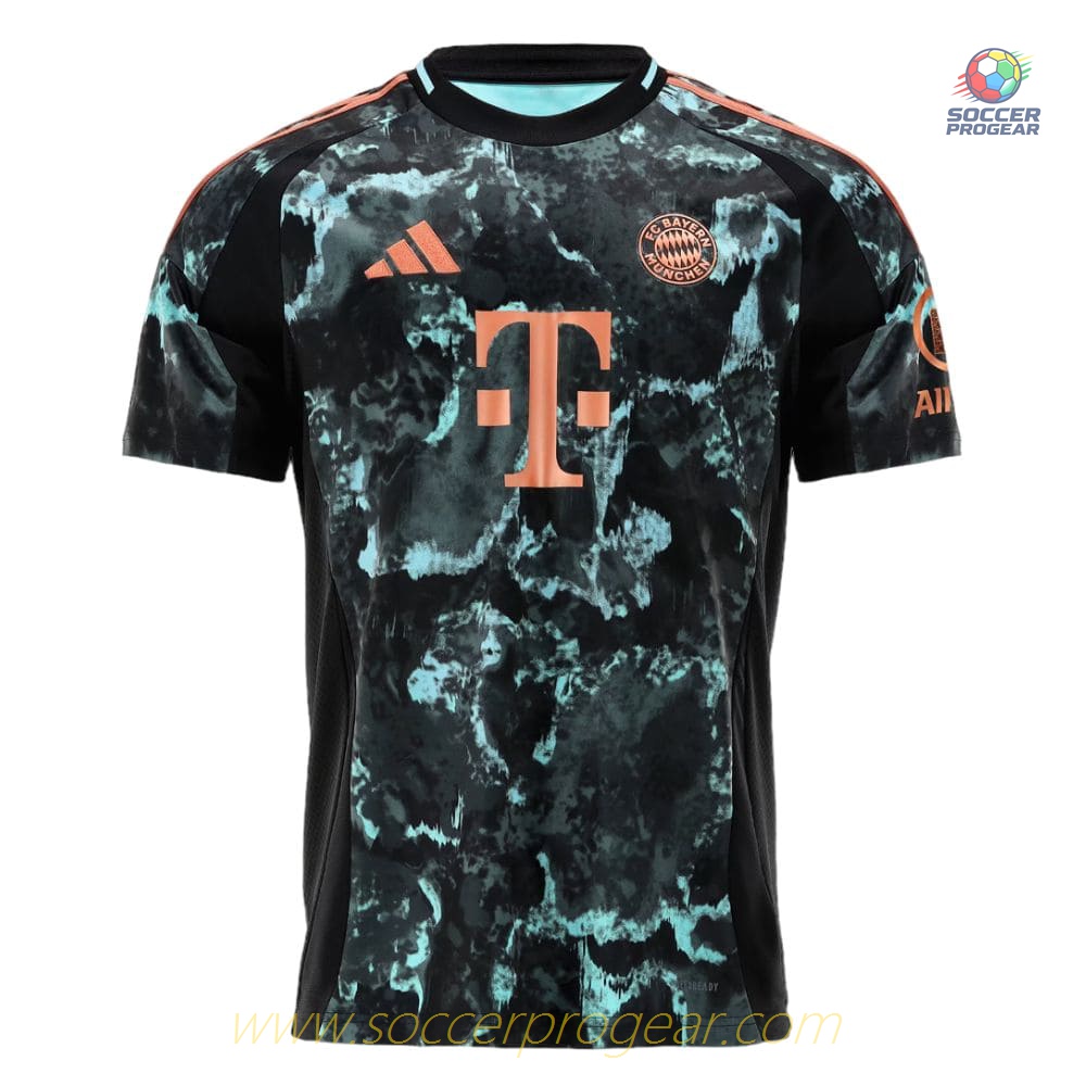 Bayern Munich Away Youth Soccer Uniform Football Jersey 2024-25 Edition