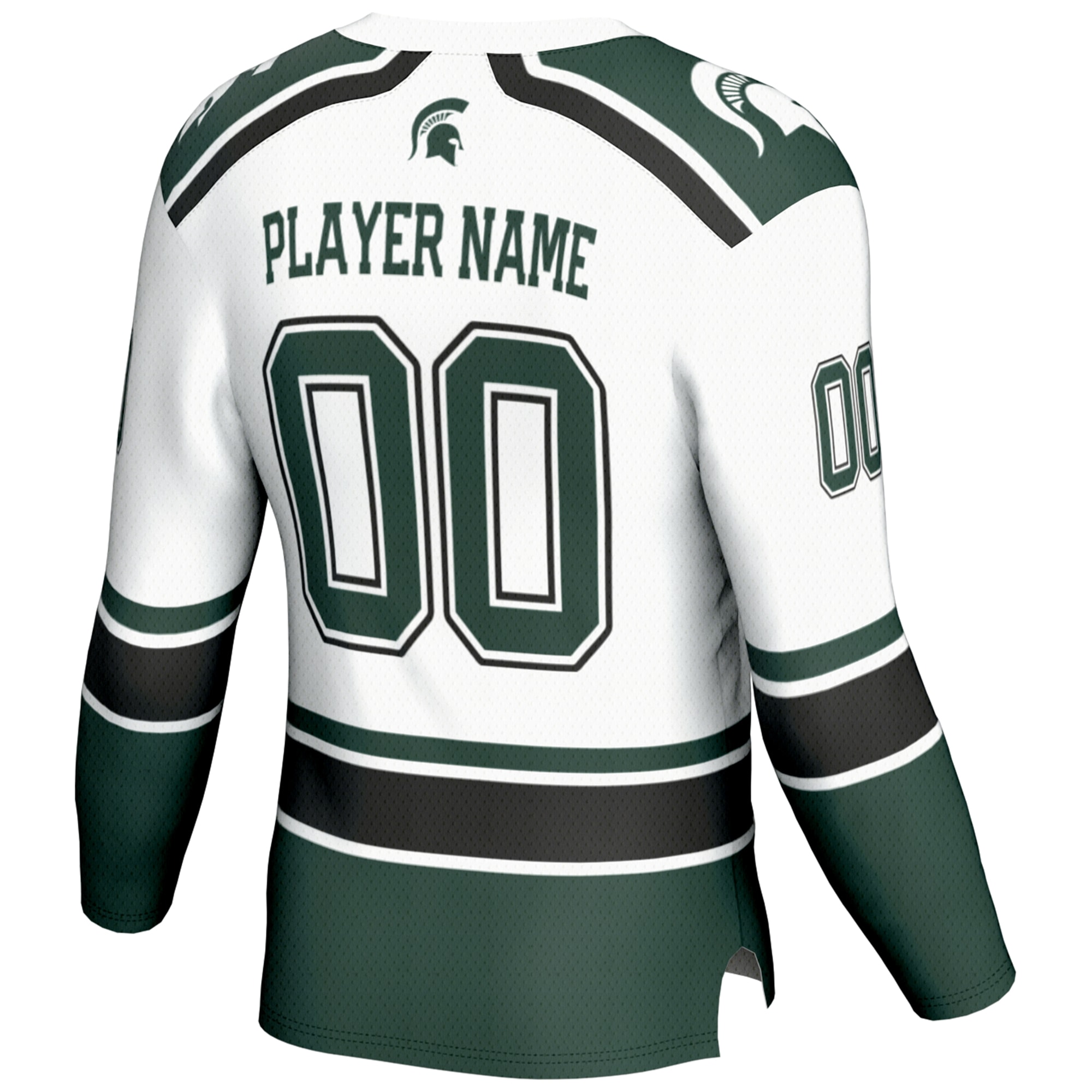 [NJP] Michigan State Spartans GameDay Greats Men's Ice Hockey NIL Pick-A-Player Jersey - White