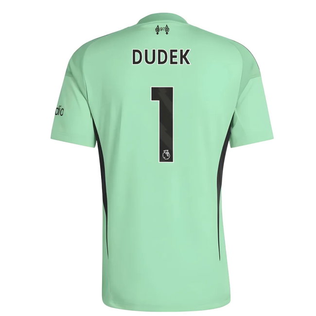 2025-2026 Liverpool Home Goalkeeper Shirt (Glory Mint) - Kids (Dude...