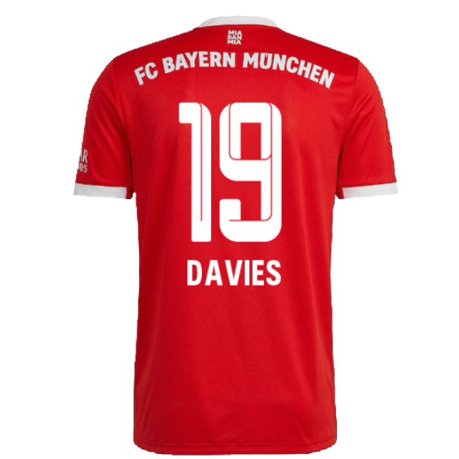 2022-2023 Bayern Munich Home Jersey (davies 19) - Reasonable Price