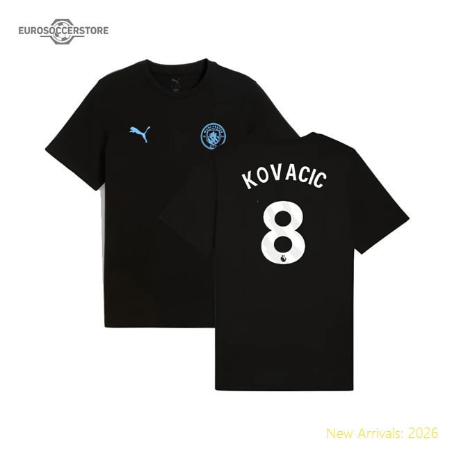 Superior 2025-2026 Man City FtblESS Tee Black Kovacic 8