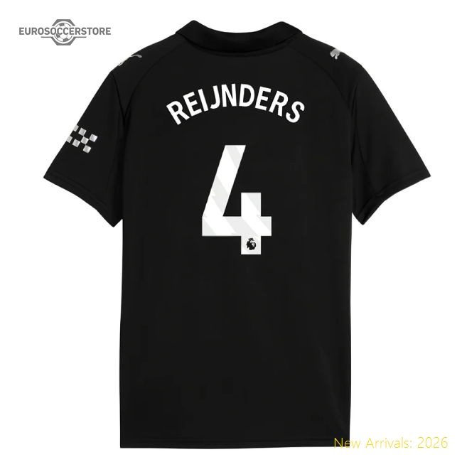 Official 2025-2026 Man City Away Mini Kit (reijnders 4) - Premium