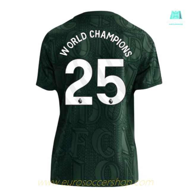 2025-2026 Chelsea Pre Match Shirt (Green) - Kids (World Champions 25)
