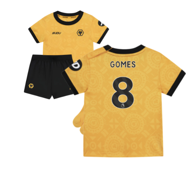 Flexible 2025-2026 WOL Home EPL Shirt Gomes 8 - Adults Authentic#405